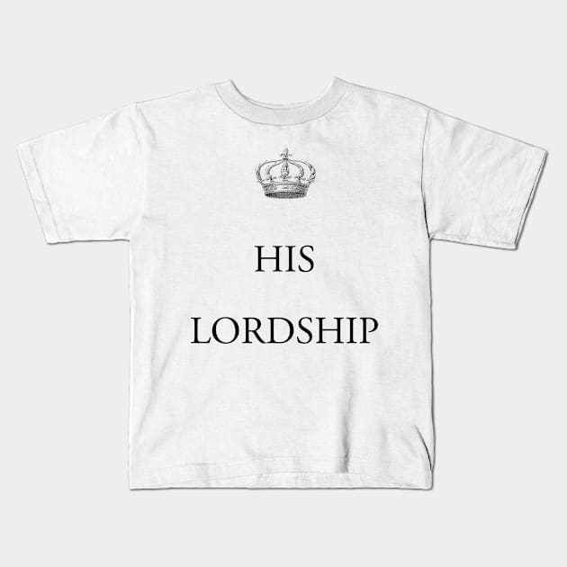 His Lordship Kids T-Shirt by babydollchic